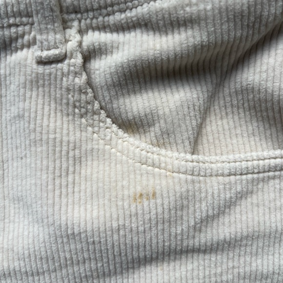 American Eagle white corduroy zip up mini skirt - Picture 3 of 5